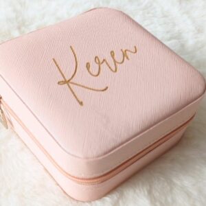 pink square jewelry box