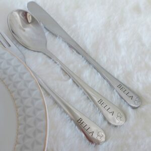 Personalized children cutlery set