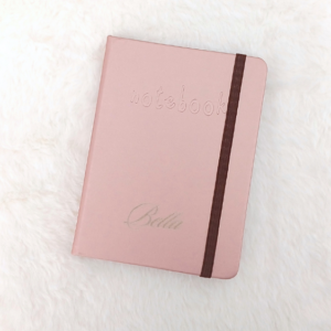 Personalized engraved A5 notebook