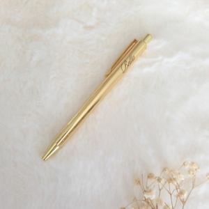 Personalized engraved pen