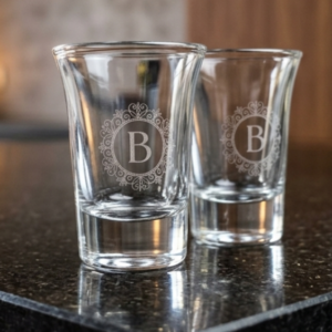 Personalized shot glasses set